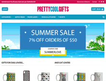 Tablet Screenshot of prettycoolgifts.com